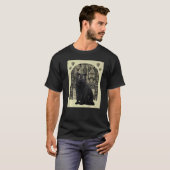 黒猫アニマルウィッチクラフト Tシャツ (正面フル)