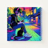 黒猫アニメゲーマー | ノートブック (裏面)