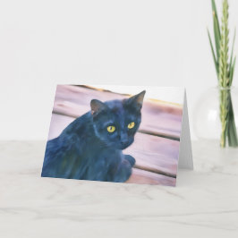 黒猫アートノートカード カード
