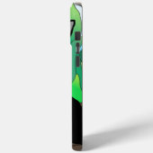 黒猫イラストレーションケースメイトiPhoneケース Case-Mate iPhoneケース (裏面 / 左)