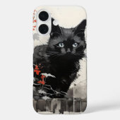 黒猫インク Case-Mate iPhoneケース (裏面)
