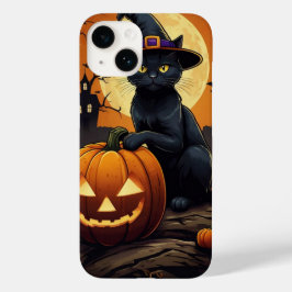 黒猫オンカボチャ Case-Mate iPhone 14ケース