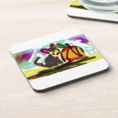 黒猫オータムコージー コースター (左側)