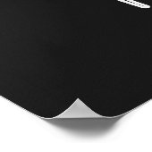 黒猫カスタムポスター ポスター (角)