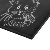 黒猫カスタム製の板 カッティングボード (角)