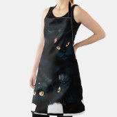 黒猫カドル エプロン (インサイチュ)