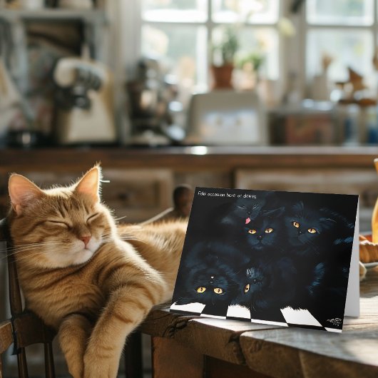 黒猫カドル カード