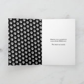 黒猫カボチャこうもり満月フォトハロウィーン カード (内部)