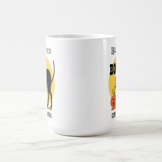 黒猫カボチャとボスハロウィーン コーヒーマグカップ (中央)