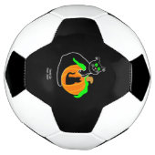 黒猫カボチャのサッカーボール サッカーボール (回転)