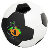 黒猫カボチャのサッカーボール サッカーボール (3/4)