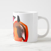 黒猫カボチャの喜び ジャンボコーヒーマグカップ (右)