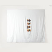 黒猫カボチャ タペストリー (正面(横))