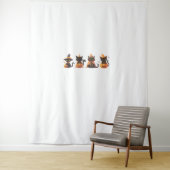 黒猫カボチャ タペストリー (インサイチュ)