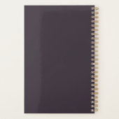 黒猫カラフル三日月 プランナー手帳 (裏面)