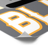 黒猫カンゾウのポスター ポスター (角)