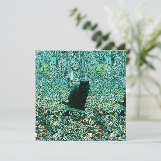 黒猫カード 招待状 (スタンド正面)