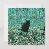 黒猫カード 招待状 (正面)