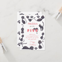 黒猫キッズハッピーバースデー