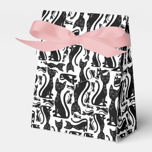 黒猫ギフトボックス フェイバーボックス (正面サイド)