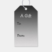 黒猫ギフトラベル ギフトタグ (裏面)