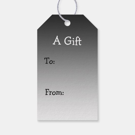 黒猫ギフトラベル ギフトタグ (裏面)