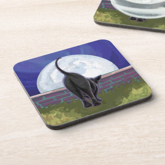 黒猫ギフト&アクセサリー コースター (左側)