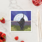 黒猫ギフト&アクセサリー スタンダードカクテルナプキン (インサイチュ)