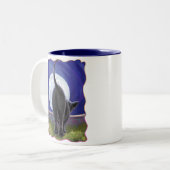 黒猫ギフト&アクセサリー ツートーンマグカップ (正面左)