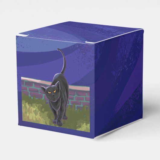 黒猫ギフト&アクセサリー フェイバーボックス (正面サイド)