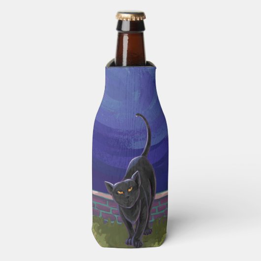 黒猫ギフト&アクセサリー ボトルクーラー (ボトル正面)