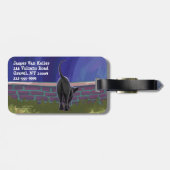 黒猫ギフト&アクセサリー ラゲッジタグ (裏面横)