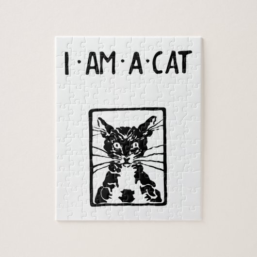 黒猫ギフト ジグソーパズル (縦)