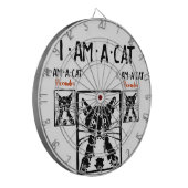 黒猫ギフト ダーツボード (正面左)