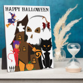 黒猫ギフト フォトプラーク (側面)