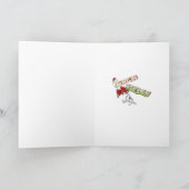 黒猫クリスマスカード シーズンカード (内部)