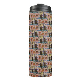 黒猫クリスマスサーマルタンブラー タンブラー