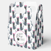 黒猫クリスマスフェイスボックス フェイバーボックス (オープン)