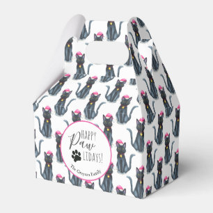 黒猫クリスマスフェイスボックス フェイバーボックス