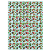 黒猫クリスマスプレゼント テーブルクロス (正面)