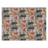 黒猫クリスマス テーブルクロス (正面(横))