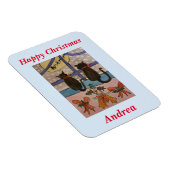 黒猫クリスマス マグネット (右側)