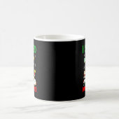 黒猫クリスマス 67日間のＳｃを生き延びた コーヒーマグカップ (中央)