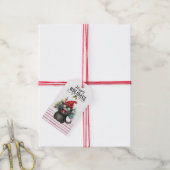 黒猫クリスマスfor猫好き ギフトタグ (より糸付き)