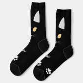 黒猫グッズ 猫好き 猫ママ 猫パパ プレゼント ソックス (左)