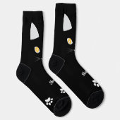 黒猫グッズ 猫好き 猫ママ 猫パパ プレゼント ソックス (右)