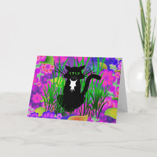 黒猫グリーティングカード カード