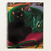 黒猫グリーンドラゴン プランナー手帳 (正面)