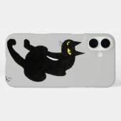 黒猫グレイ Case-Mate iPhoneケース (裏面 (横))