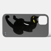 黒猫グレイ Case-Mate iPhoneケース (裏面 (横))